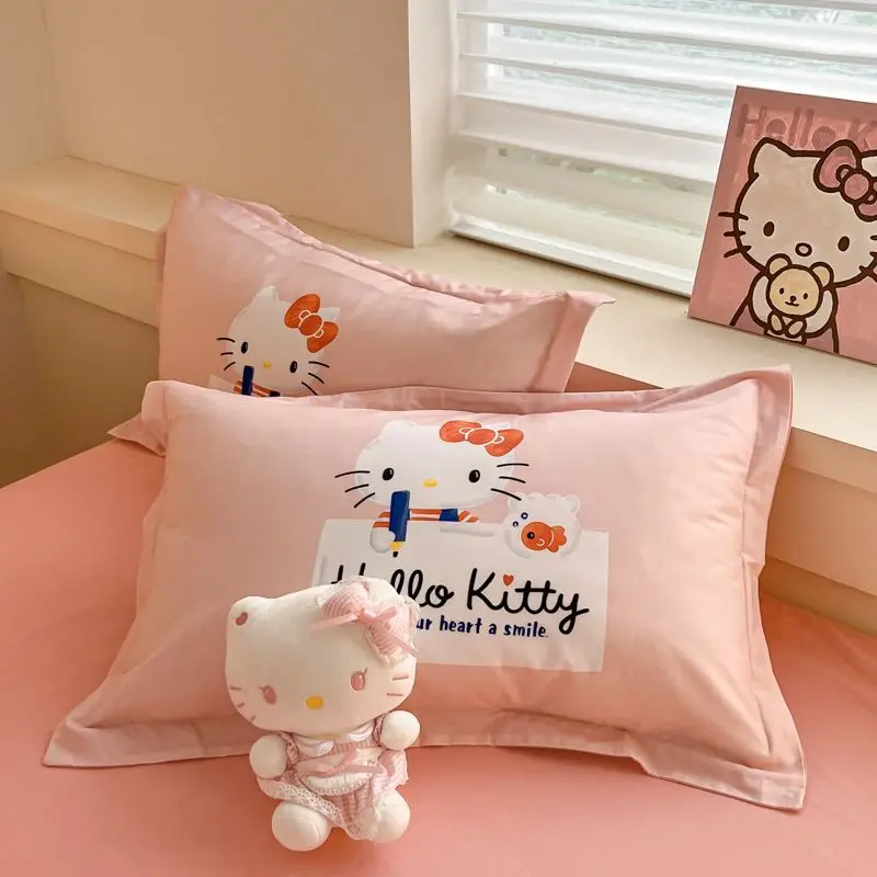 Хлопковая наволочка Hello Kitty, наволочки с аниме-рисунком для студенческого общежития Sanrio, детская одинарная наволочка, Женская наволочка
Хлопковая наволочка Hello Kitty, наволочки с аниме-рисунком для студенческого общежития Sanrio, детская одинарная наволочка, Женская наволочка