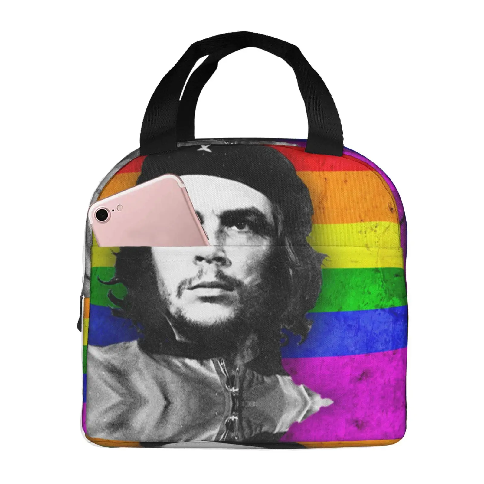 Che Guevara Cuba Lunch Bag Insulated Lunch Box Cooler Tote with Front Pocket for Women, Men, and Kids
Che Guevara Cuba Lunch Bag Insulated Lunch Box Cooler Tote with Front Pocket for Women, Men, and Kids