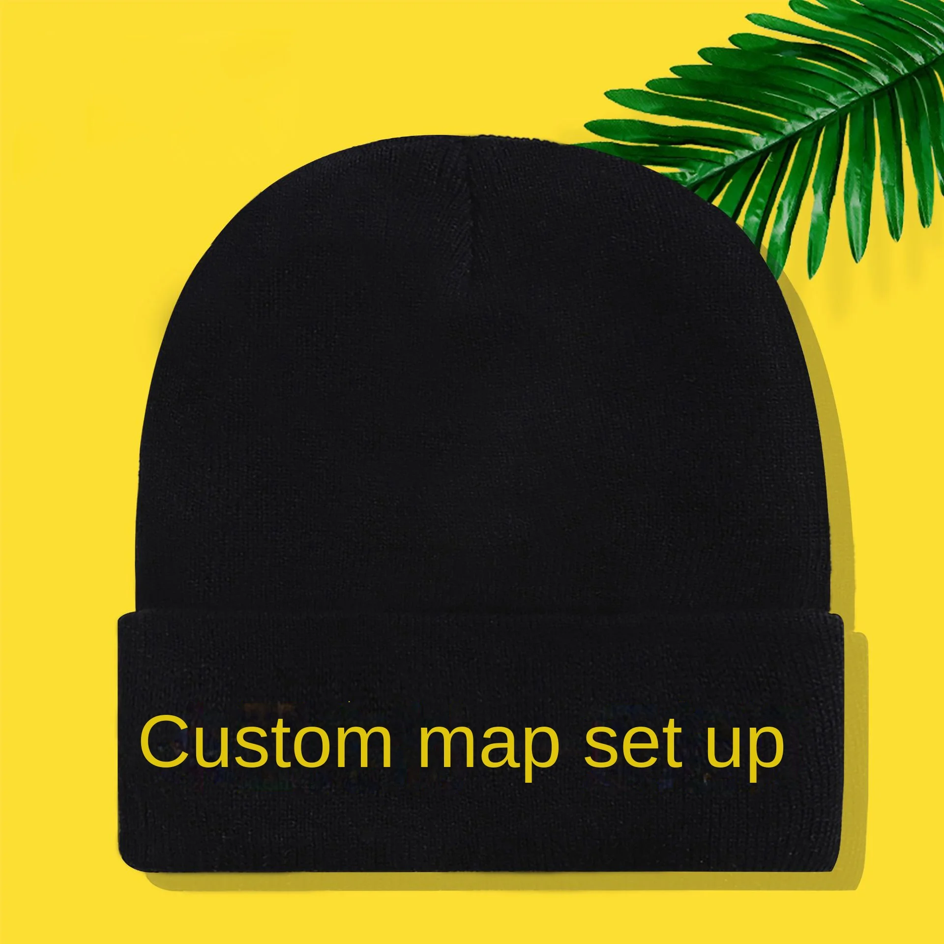 

One Hat Custom Logo Beanie Pullover Knit Multiple Positions Men Women Autumn Winter Sun Sunshade Cap Embroidery Printing Dyeing
