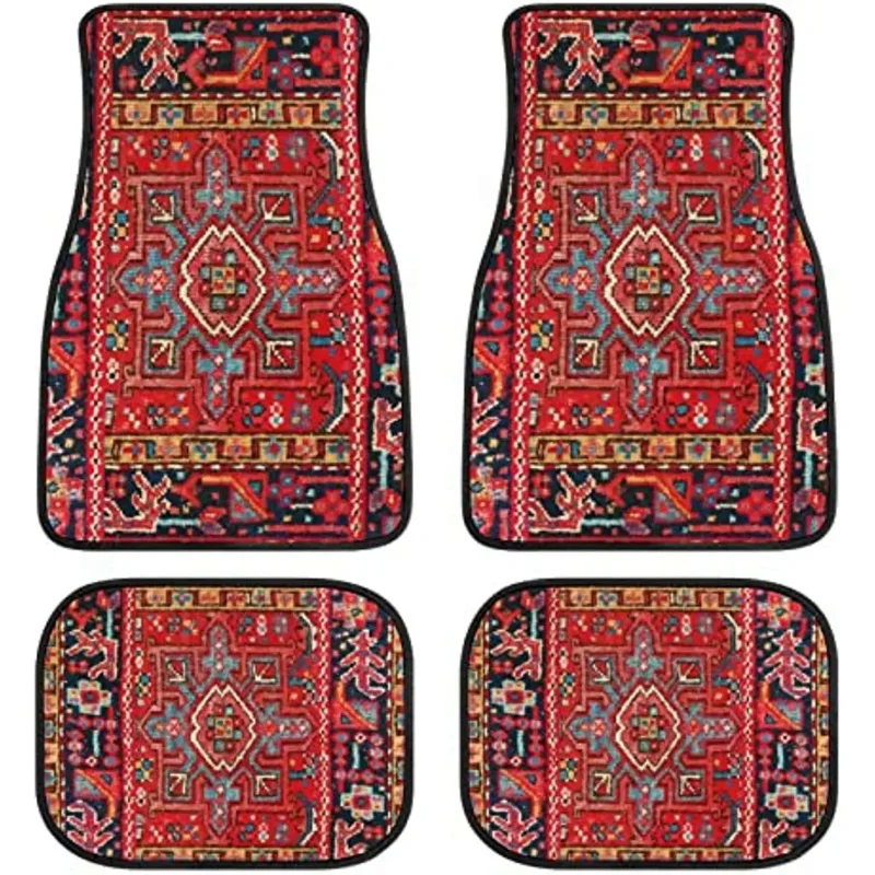 Car Floor Carpet Set of 4 Piece Persian Rug Design Auto Interior Floor Mats Durable Front & Rear Carpets for Car Truck S
Car Floor Carpet Set of 4 Piece Persian Rug Design Auto Interior Floor Mats Durable Front & Rear Carpets for Car Truck S