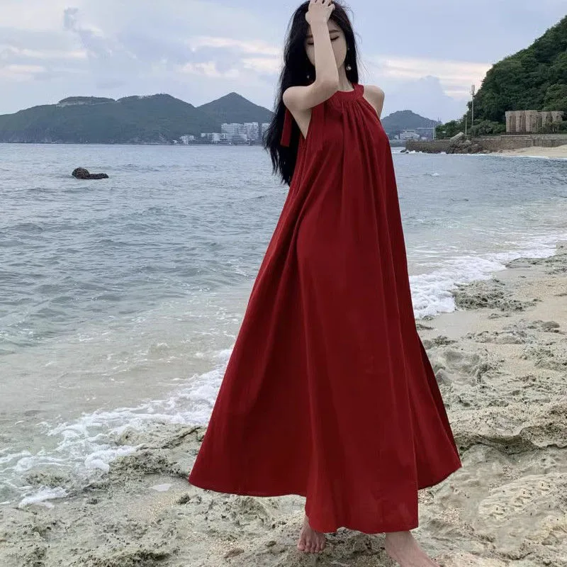 2024 New Summer Women Over Size Dresses Vintage Sleeveless Neck Dinner Dresses Casual Loose Vestido Female Robe Elegant Clothing
2024 New Summer Women Over Size Dresses Vintage Sleeveless Neck Dinner Dresses Casual Loose Vestido Female Robe Elegant Clothing
