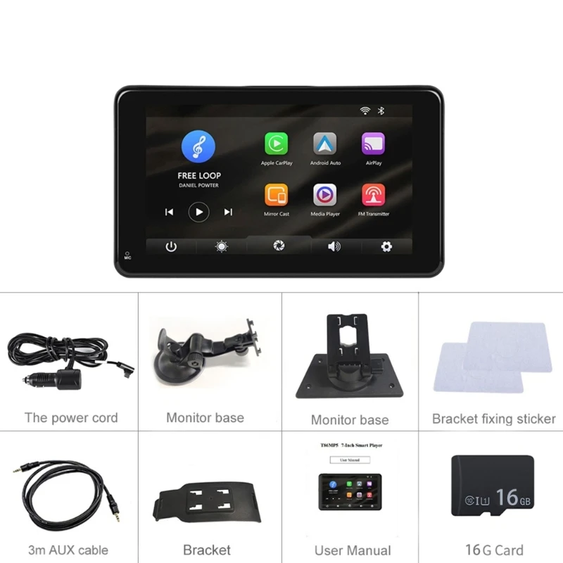 Auto Electronics Subwoofer Carplay Stereo-Radio Fm Mp3-Music Digital Bluetooth-compatible Audio-Stereo Multimedia-Player
Auto Electronics Subwoofer Carplay Stereo-Radio Fm Mp3-Music Digital Bluetooth-compatible Audio-Stereo Multimedia-Player
