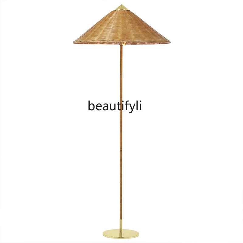 Nordic Simple Floor Lamp Silent Style Study Bedroom Bedside Hat Designer Living Room Sofa Side Bamboo Hat Lamp
Nordic Simple Floor Lamp Silent Style Study Bedroom Bedside Hat Designer Living Room Sofa Side Bamboo Hat Lamp