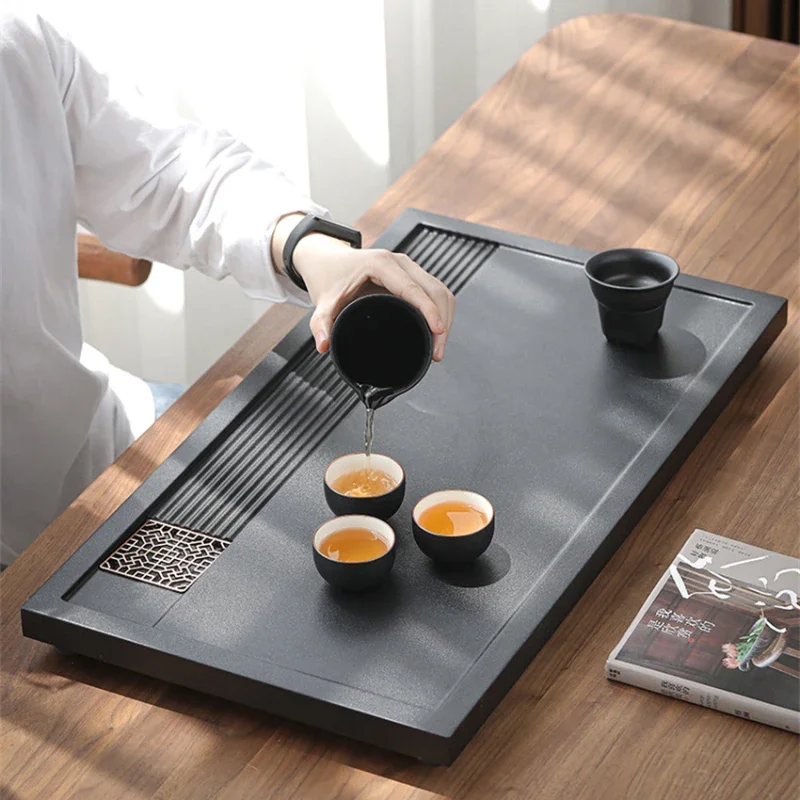 

Высококачественный деревянный чайный китайский поднос, современный стол для домашнего использования Chahai в японском стиле, небольшой сухой журнальный столик для дома