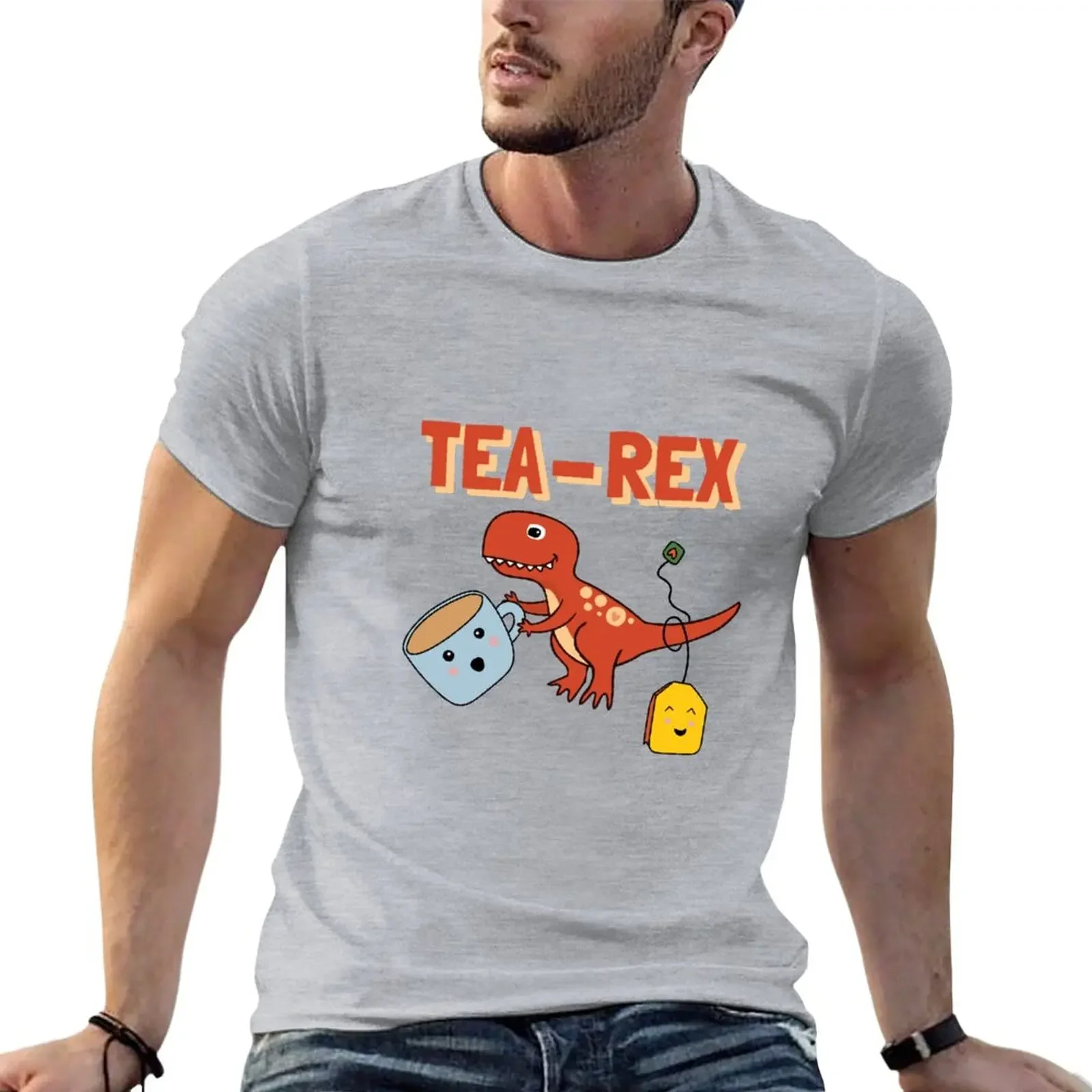 

Red Tea-rex T-Shirt plain hippie clothes funnys customs design your own mens graphic t-shirts pack