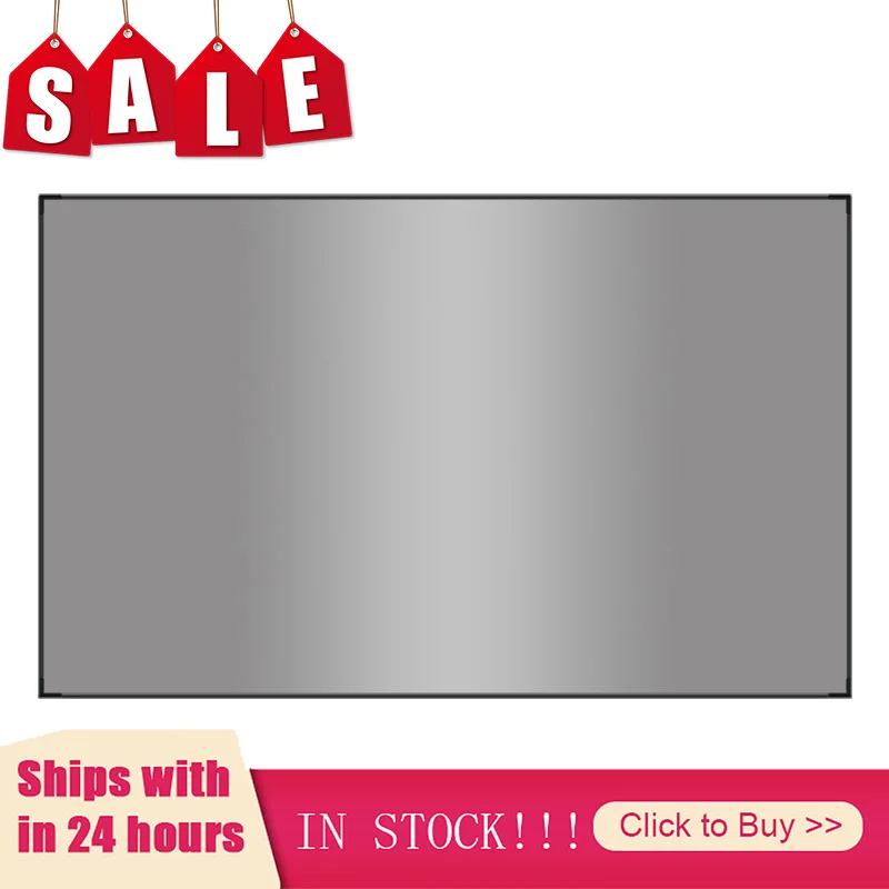 16:9 Metal Anti Light Curtain 60 84 100 120 130 Inches Home Outdoor Office Portable 3D HD Projection Screen
16:9 Metal Anti Light Curtain 60 84 100 120 130 Inches Home Outdoor Office Portable 3D HD Projection Screen