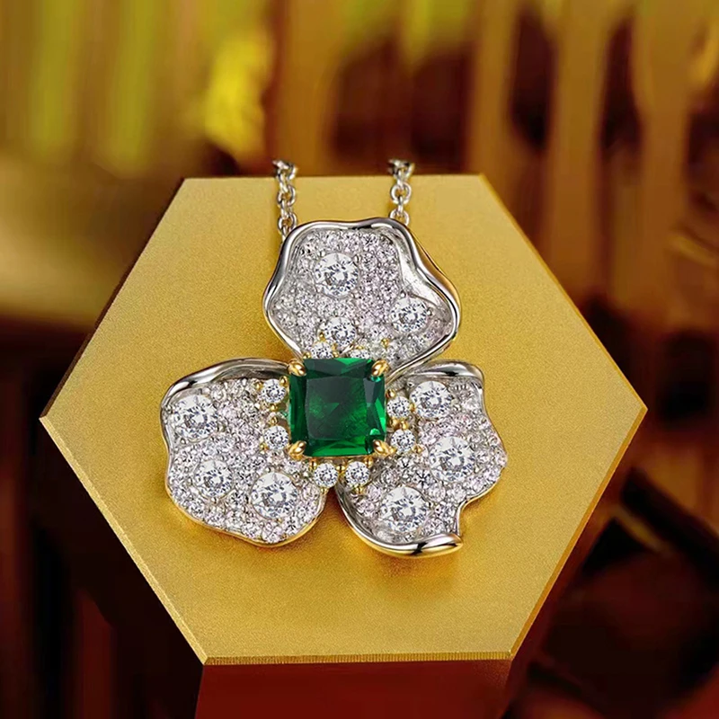 Delicate Sparkling Flower Pendant Necklace for Women Bright Cubic Zirconia Accessories for Wedding Party Fashion Jewelry 5 Mallzona Seba558c4dd864fa8bfd95a4bae0fe7c2F Delicate Sparkling Flower Pendant Necklace for Women Bright Cubic Zirconia Accessories for Wedding Party Fashion Jewelry Mallzona