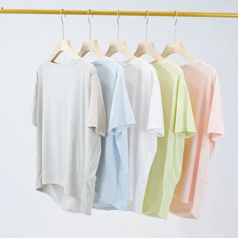 LuluLogo Women Back in Actio Yoga Short Sleeve Shirt Summer Loose Breathable Soft Elastic Quick-Drying T-Shirt Fitness Sport Top
LuluLogo Women Back in Actio Yoga Short Sleeve Shirt Summer Loose Breathable Soft Elastic Quick-Drying T-Shirt Fitness Sport Top