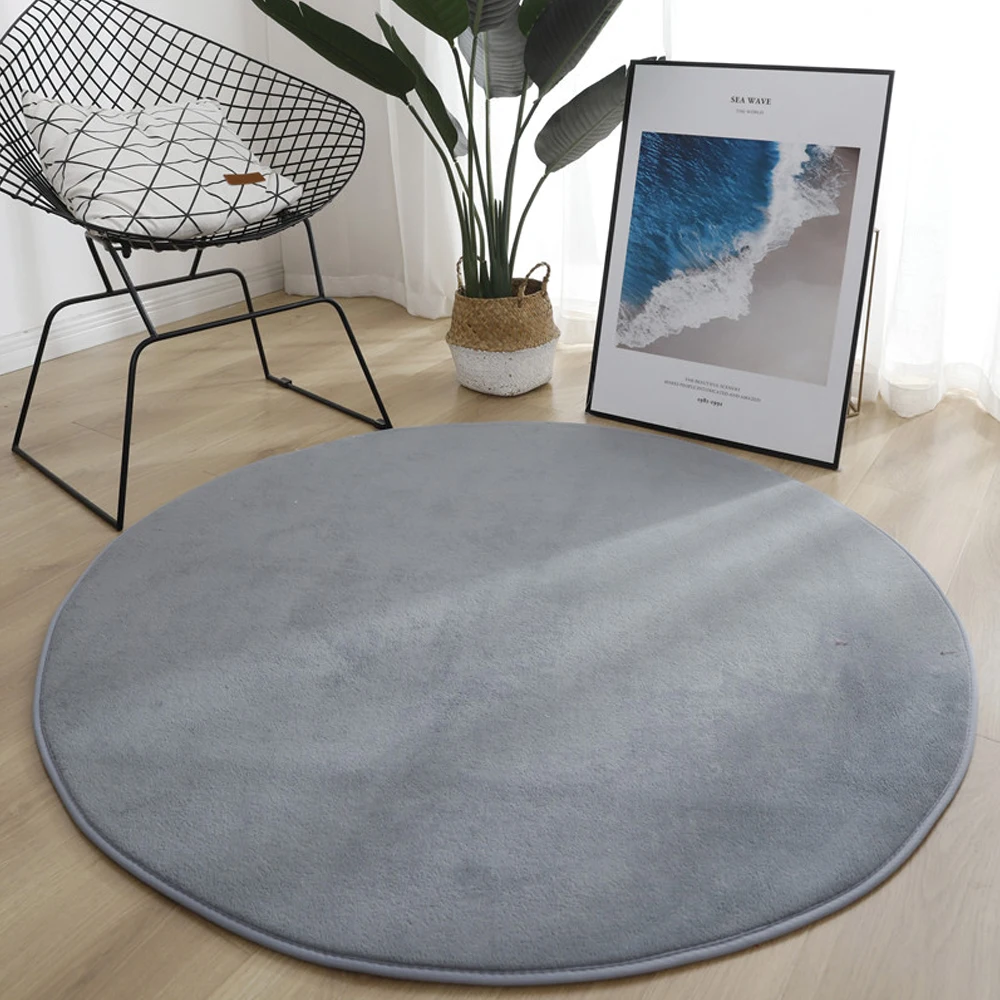 Yoga Mats For Bedroom Living Room Anti-slip Water Absorption Sofa Carpet Round Coral Velvet Carpet Children Rug
Yoga Mats For Bedroom Living Room Anti-slip Water Absorption Sofa Carpet Round Coral Velvet Carpet Children Rug