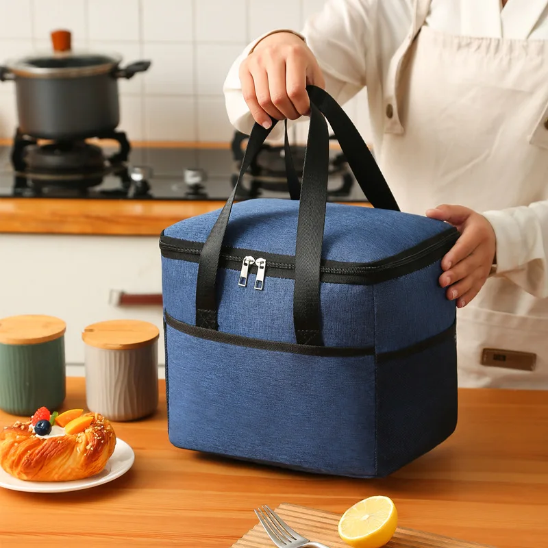 

Водонепроницаемая Портативная сумка для ланча, катионная большая теплоизоляционная сумка, сумка для льда, утолщенная вместительная сумка для ланча, сумка для пикника