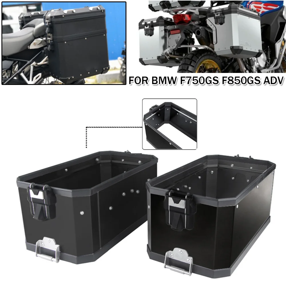 

Motorcycle Luggage Side Boxes Riser Aluminum Pannier Volume Booster For BMW F750GS 2018 2019 2020 2021 2022 F850GS Adventure ADV