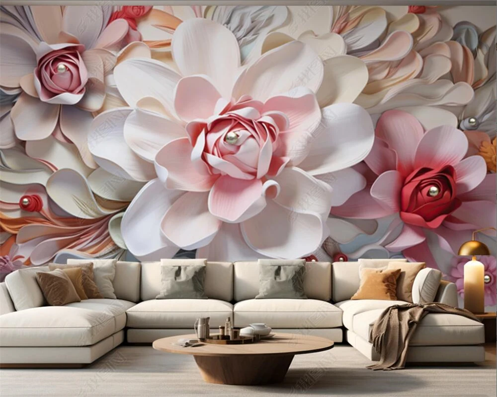 beibehang Customized modern luxury three-dimensional relief flower butterfly luxury TV sofa background wallpaper
beibehang Customized modern luxury three-dimensional relief flower butterfly luxury TV sofa background wallpaper