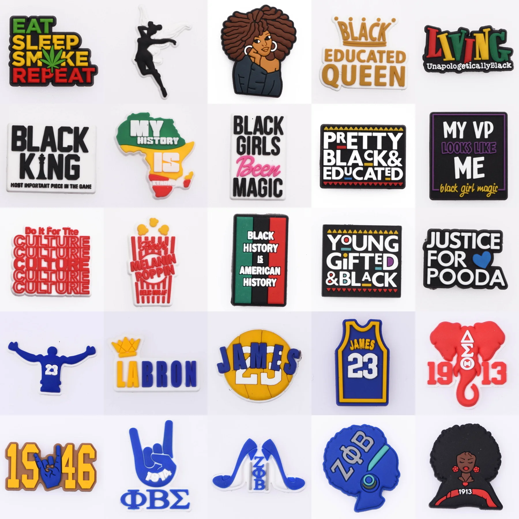 Hot Sale Men Women PVC Croc Shoe Charms Colorful Shoe Decorations Kids Boys Girls Bracelet Accessories for Birthday Gifts SP026
Hot Sale Men Women PVC Croc Shoe Charms Colorful Shoe Decorations Kids Boys Girls Bracelet Accessories for Birthday Gifts SP026