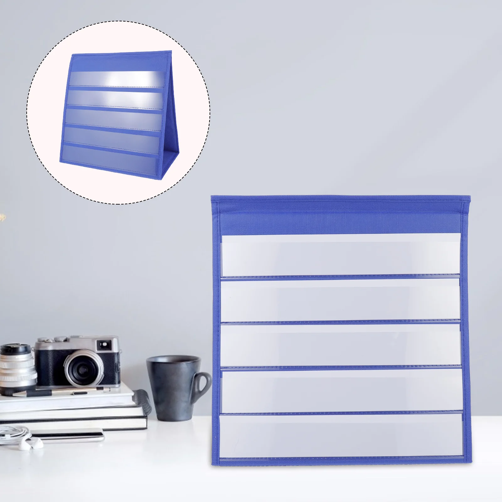 305x33cm Desktop Pocket Chart Self-Standing Tabletop Desktop Cards Sentence Strips File Holder with 20Pcs White Cards Size
305x33cm Desktop Pocket Chart Self-Standing Tabletop Desktop Cards Sentence Strips File Holder with 20Pcs White Cards Size