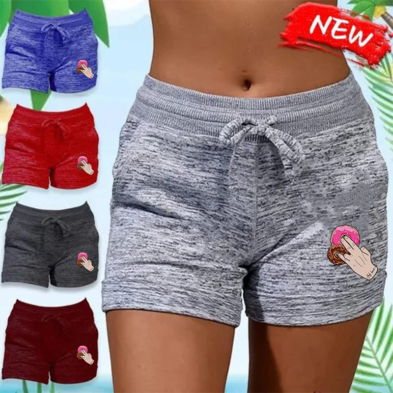 Summer Womens Bottoming Quick-drying Shorts Yoga Pants Casual Sports High Waist Drawstring Stretch Shorts Fitness Shorts
Summer Womens Bottoming Quick-drying Shorts Yoga Pants Casual Sports High Waist Drawstring Stretch Shorts Fitness Shorts