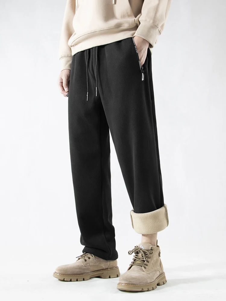 2024 New Winter Thick Fleece Warm Sweatpants Men Zip Pocket Straight Casual Track Pants Male Thermal Home Trousers Plus Size 8XL
2024 New Winter Thick Fleece Warm Sweatpants Men Zip Pocket Straight Casual Track Pants Male Thermal Home Trousers Plus Size 8XL