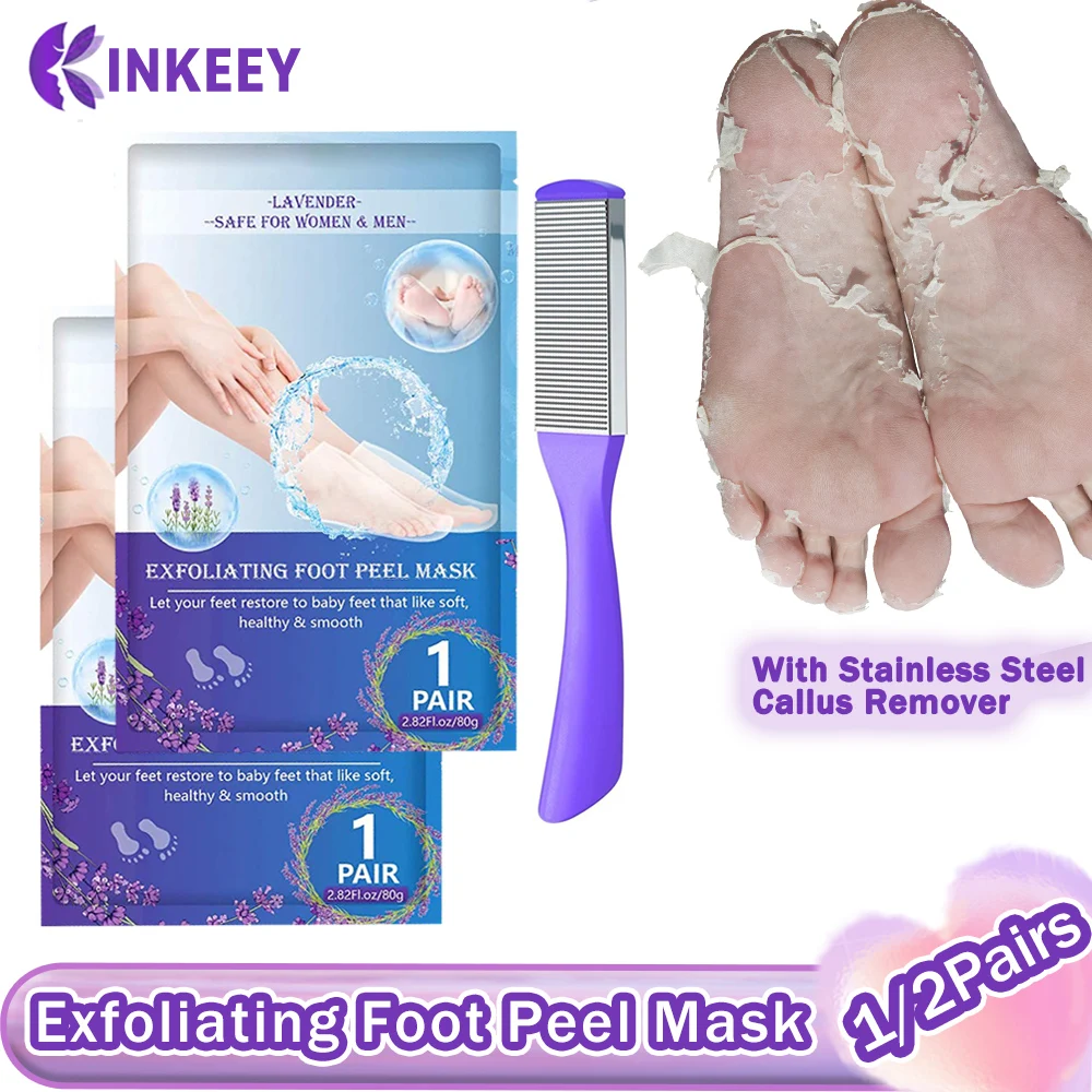 1/2Pairs Exfoliating Foot Mask Feet Peeling Mask Repair Dry Cracked Feet Pedicure Socks Remove Dead Skin Peel Off Callus Remover
1/2Pairs Exfoliating Foot Mask Feet Peeling Mask Repair Dry Cracked Feet Pedicure Socks Remove Dead Skin Peel Off Callus Remover