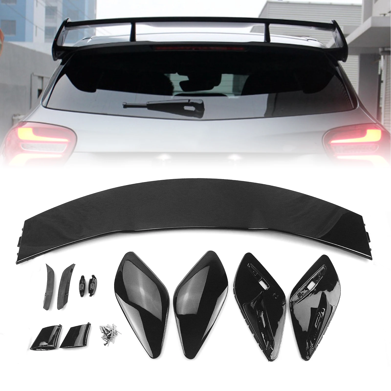 Rear Spoiler Roof Wing For Mercedes Benz W176 A-Class A160 A180 A200 A250 A45 AMG Hatchback 2013-2018 Tail Gate Trunk Window Lip
Rear Spoiler Roof Wing For Mercedes Benz W176 A-Class A160 A180 A200 A250 A45 AMG Hatchback 2013-2018 Tail Gate Trunk Window Lip
