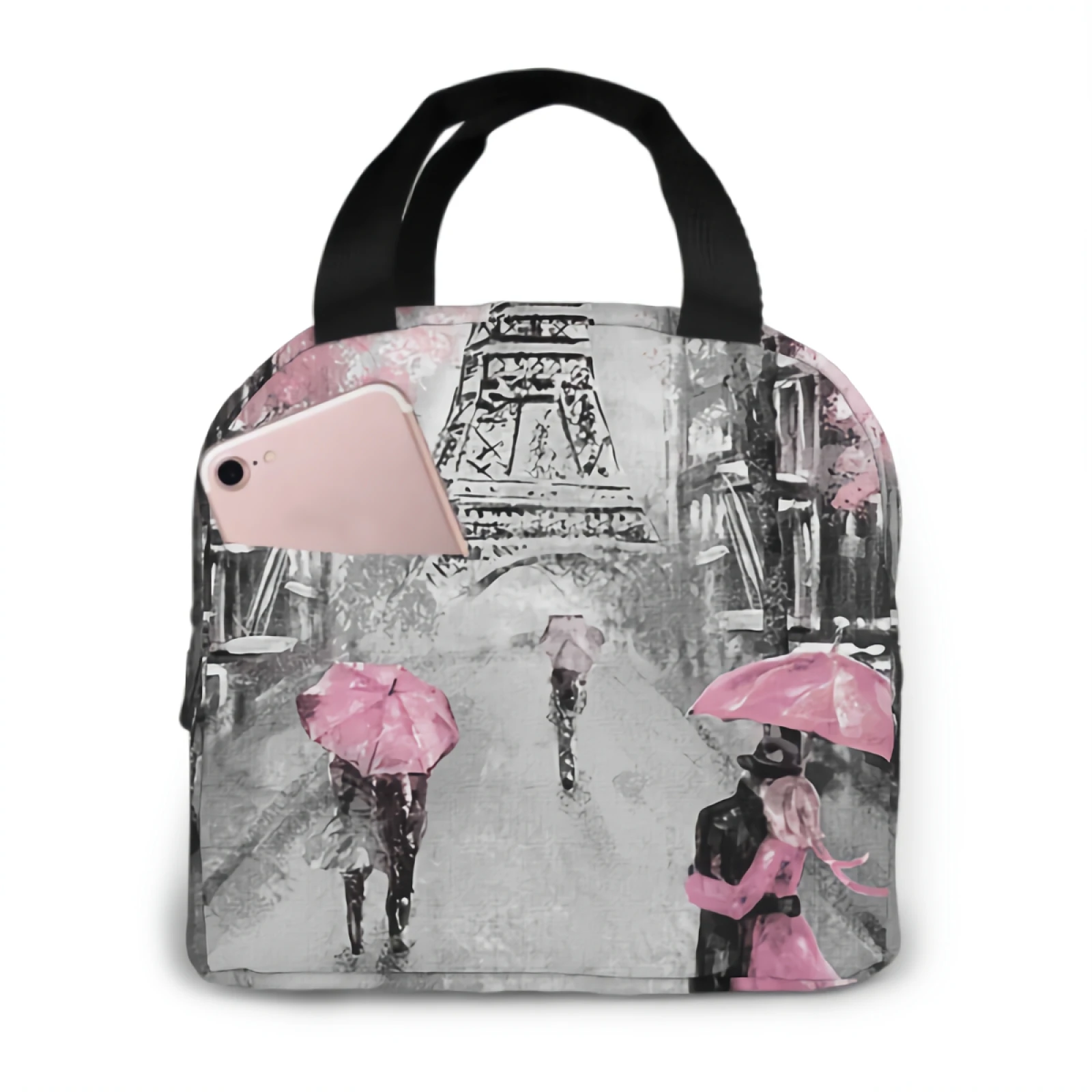 Paris Eiffel Tower Couple Pink Floral Lunch Bag Adult Tote Bag Reusable Lunch Box Container For Women Men School Office Work
Paris Eiffel Tower Couple Pink Floral Lunch Bag Adult Tote Bag Reusable Lunch Box Container For Women Men School Office Work
