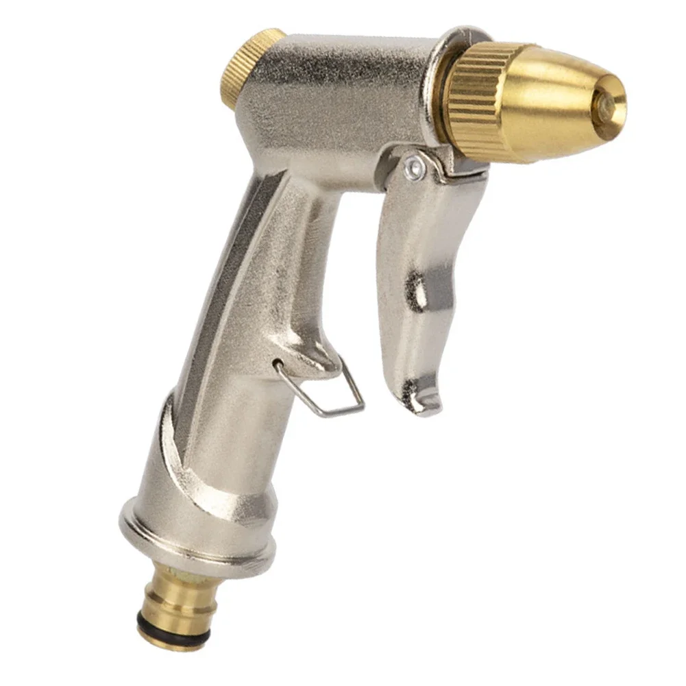 New Practical Sprayer NOZZLE Brass Nozzle Cleaning Garden High Pressure Hose Lawn Car Wash Watering Pipe Silver
New Practical Sprayer NOZZLE Brass Nozzle Cleaning Garden High Pressure Hose Lawn Car Wash Watering Pipe Silver