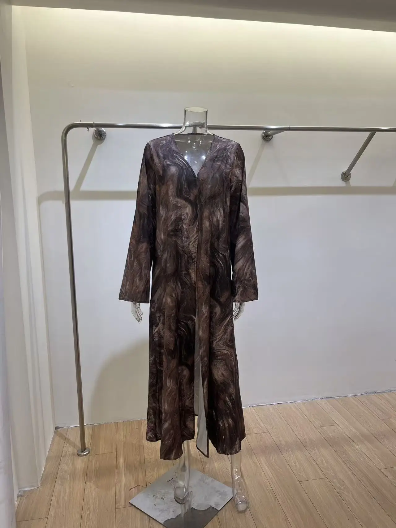 (No headscarves included)Modest Cardigan Abaya Fashion Trend Printed Women's Clothing Middle East Hot Selling 11 Sebaf976303364643801c1749132098b0B