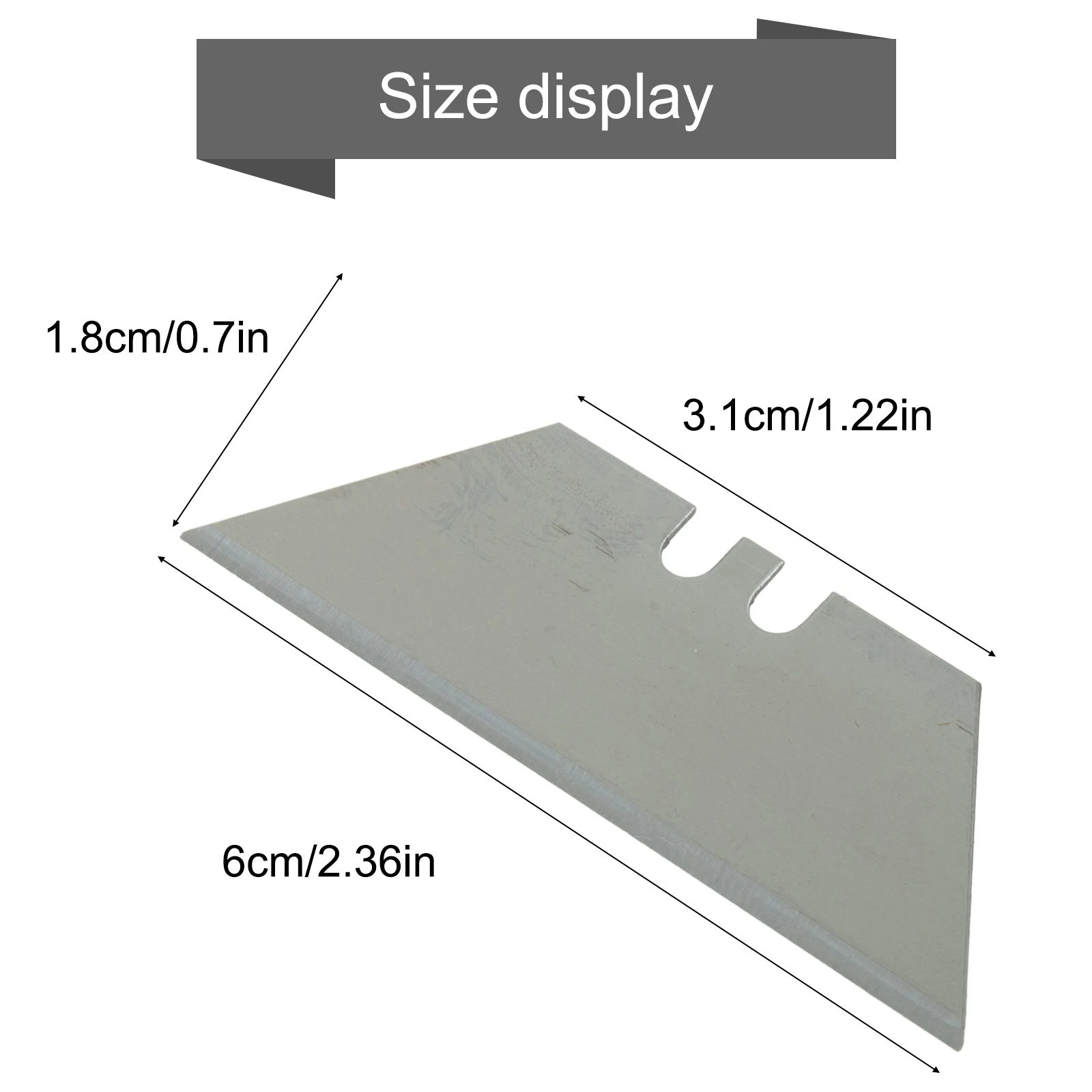 30Pcs Trapezoidal Blade Multifunctional Carbon Steel Blade 60 Carbon Steel Cutting Replacement DIY Art Craft Cutter Tool
30Pcs Trapezoidal Blade Multifunctional Carbon Steel Blade 60 Carbon Steel Cutting Replacement DIY Art Craft Cutter Tool