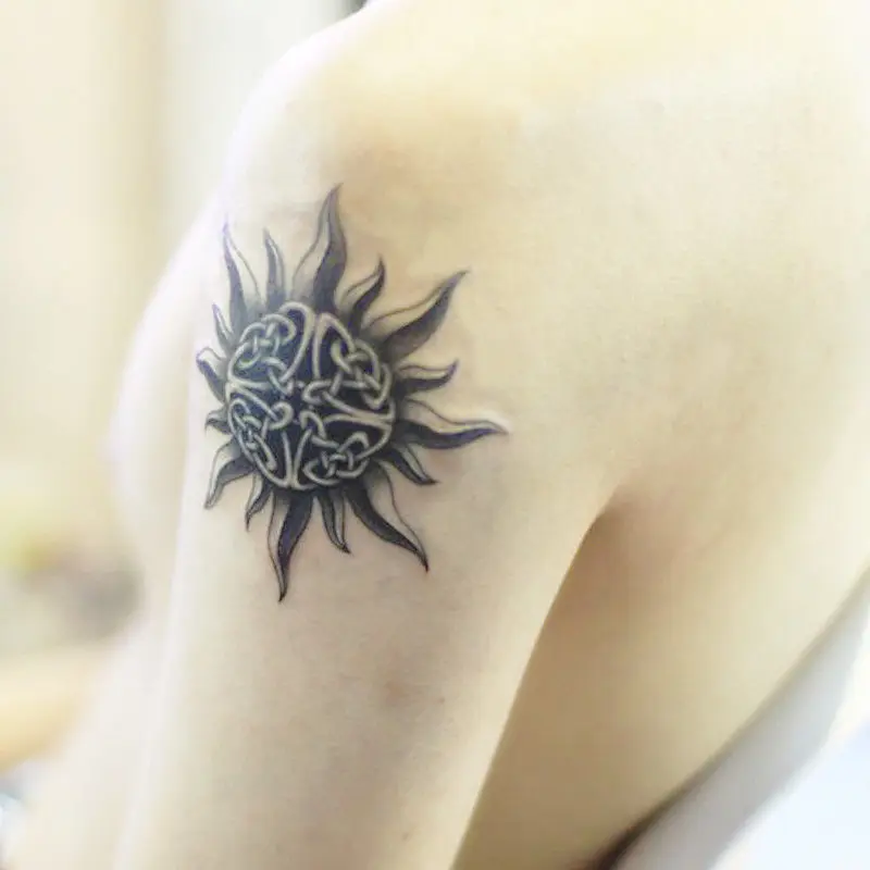

Татуировки геометрические солнцезащитные для женщин и мужчин, временные тату-наклейки на руку в стиле панк, искусство, стойкая поддельная татуировка, водостойкая тату-наклейка Тотем