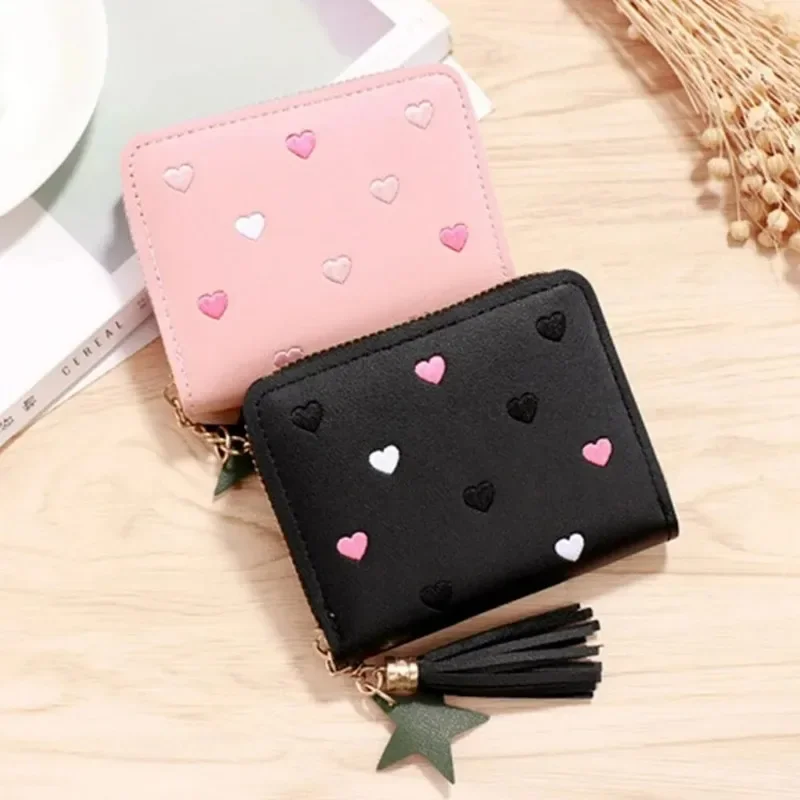 Women Small Wallet Mini Tassel Wallet Cute Girl Short Zipper Pu Leather Coin Purse Female Hand Wallet Purse
Women Small Wallet Mini Tassel Wallet Cute Girl Short Zipper Pu Leather Coin Purse Female Hand Wallet Purse