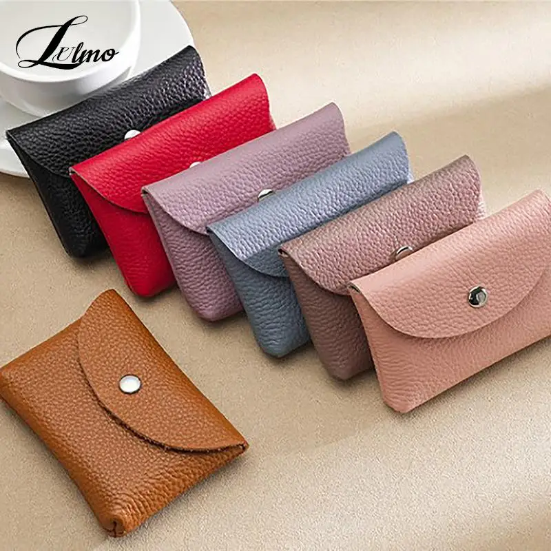 One Layer Cowhide Women's Small Purses Fashion Female Short Coin Wallets Pouch Handbag For Girls Card Holder Money Bag
One Layer Cowhide Women's Small Purses Fashion Female Short Coin Wallets Pouch Handbag For Girls Card Holder Money Bag