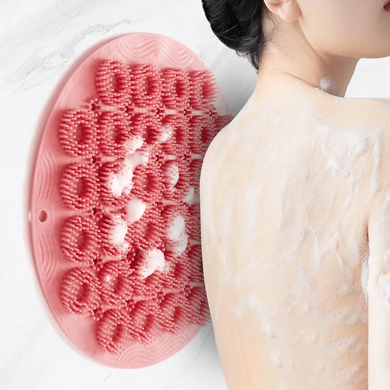 Exfoliating Shower Massage Brush Suction Cup Pad Rub Back Foot Wash Brush Silicone Non-Slip Bathing Body Cleaning Tool
Exfoliating Shower Massage Brush Suction Cup Pad Rub Back Foot Wash Brush Silicone Non-Slip Bathing Body Cleaning Tool