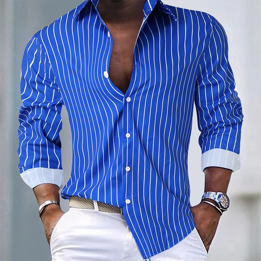 Button Down Shirts for Men Long Sleeve Striped Design Band Collar Comfortable Dress Tops Perfect for Any Occasion
Button Down Shirts for Men Long Sleeve Striped Design Band Collar Comfortable Dress Tops Perfect for Any Occasion