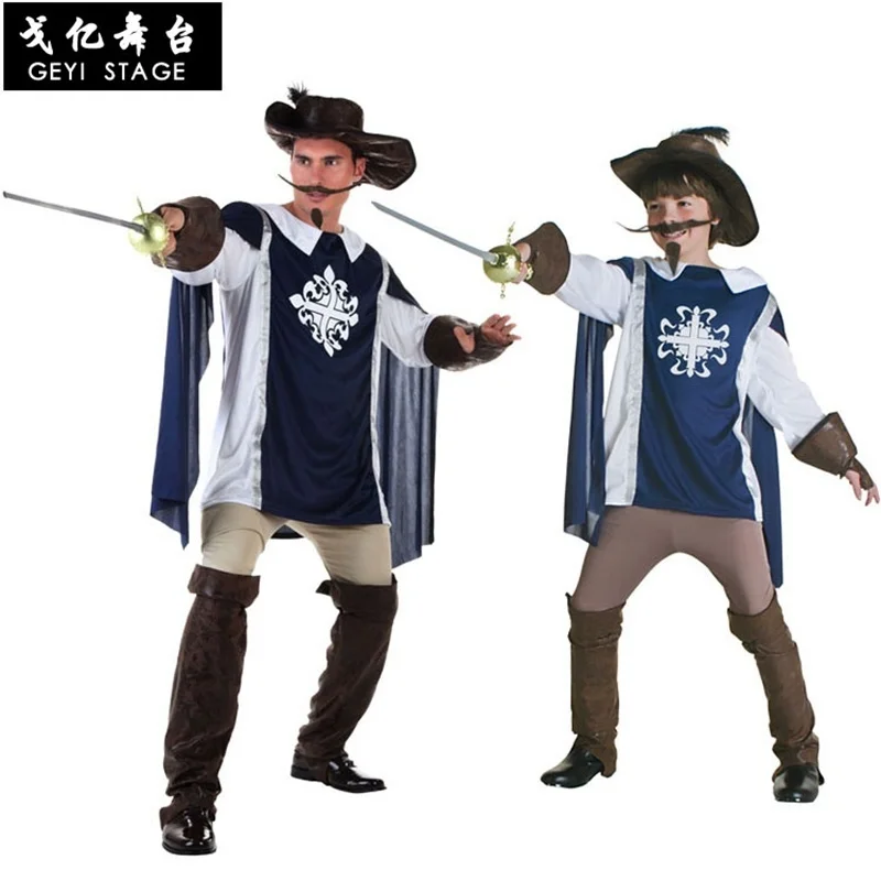 Kids Adult Blue Three Musketeer Costume Greek Roman Warrior Knight Costumes for boys Halloween Carnival Mardi Gras Fancy Dress
Kids Adult Blue Three Musketeer Costume Greek Roman Warrior Knight Costumes for boys Halloween Carnival Mardi Gras Fancy Dress