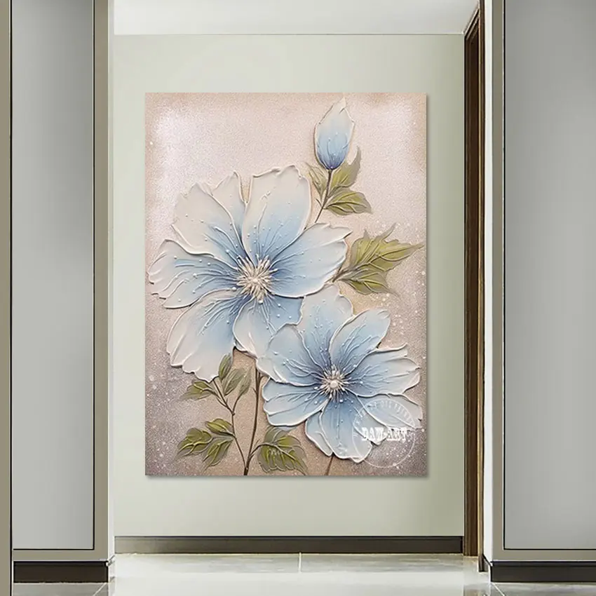 Большая абстрактная картина с цветами, красивое украшение, Безрамная картина, акриловый лист, холст, картина на стену для детского сада 
Большая абстрактная картина с цветами, красивое украшение, Безрамная картина, акриловый лист, холст, картина на стену для детского сада