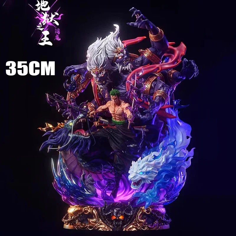 35cm One Piece Figures Roronoa Zoro Action Figure Hell King Yan Mo Zoro Anime PVC Collection Model Toys Birthday Ornament Gifts
35cm One Piece Figures Roronoa Zoro Action Figure Hell King Yan Mo Zoro Anime PVC Collection Model Toys Birthday Ornament Gifts