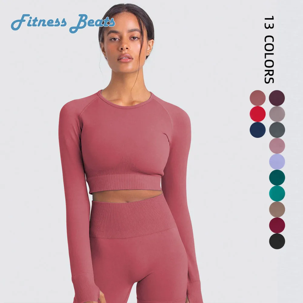 Women's Sport Yoga Long Sleeved Fitness Quick Drying Breathable High Elasticity Shockproof Gathering Seamless Sweat Absorption
Women's Sport Yoga Long Sleeved Fitness Quick Drying Breathable High Elasticity Shockproof Gathering Seamless Sweat Absorption