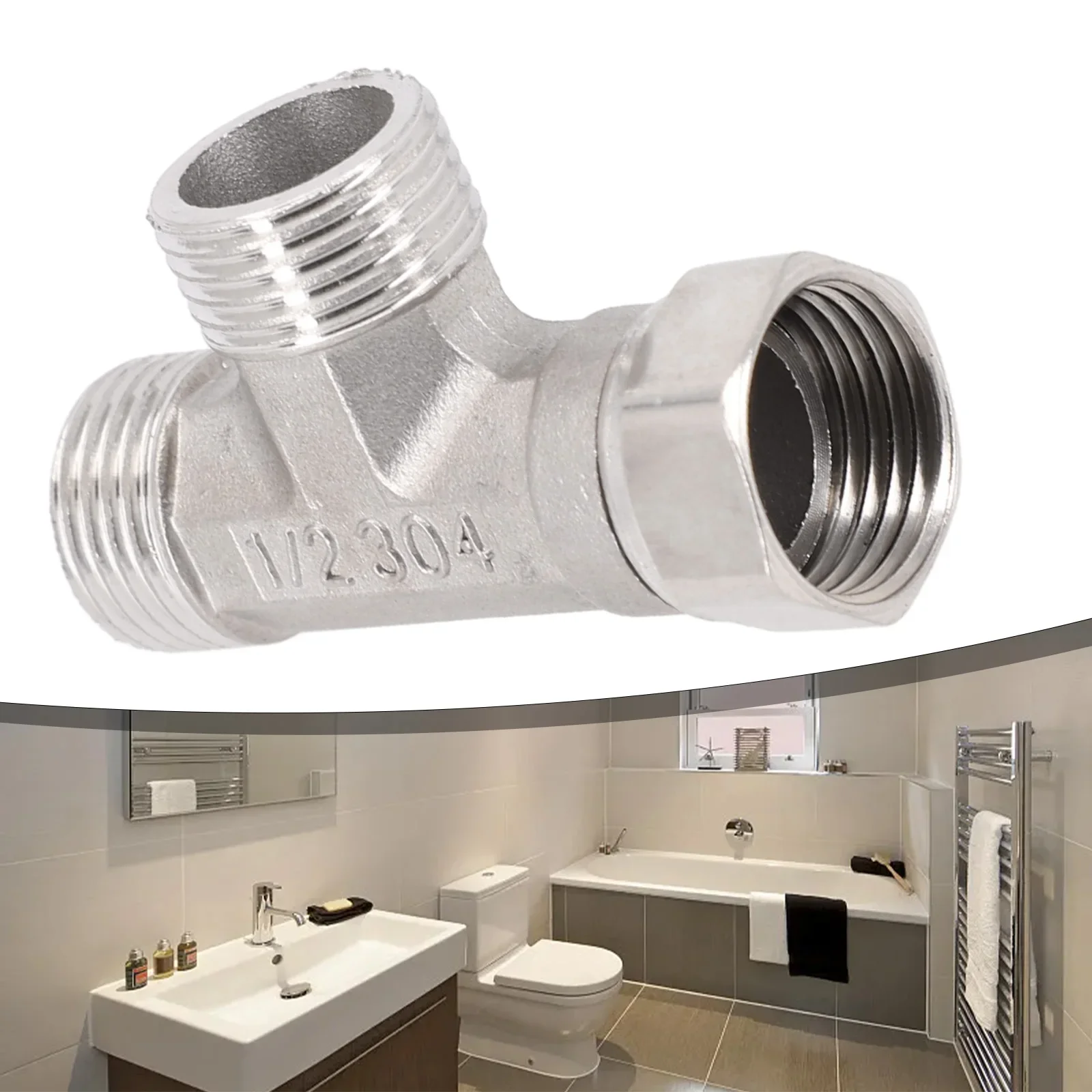304 Stainless Steel T Adapter Pipe Fitting Male-Female Thread Conversion Connect Bsp Tee Type Copper Water Oil Adapter
304 Stainless Steel T Adapter Pipe Fitting Male-Female Thread Conversion Connect Bsp Tee Type Copper Water Oil Adapter