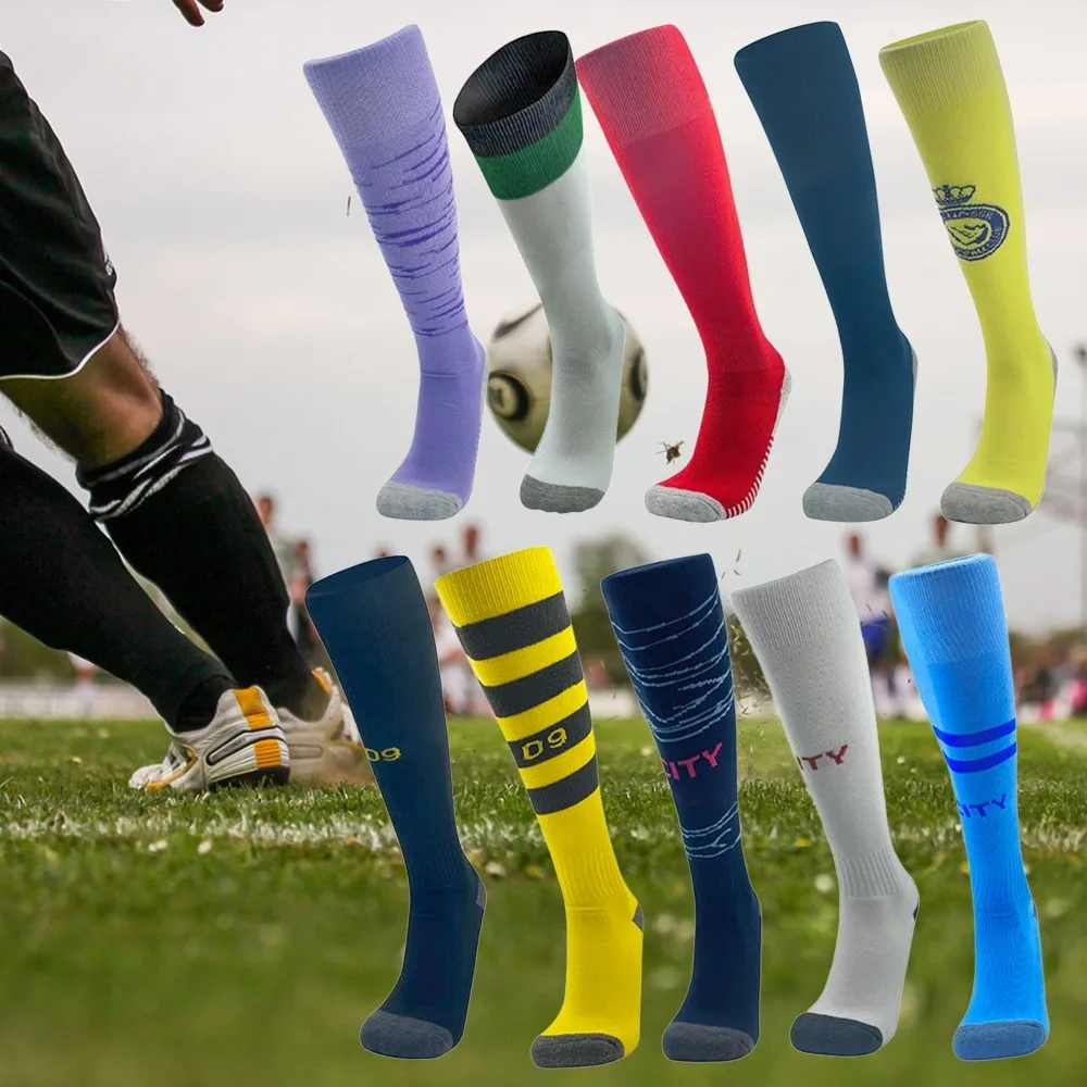 New Long Adult Football Socks Breathable Towel Bottom Sports Socks Over The Knee Sports Stockings Men And Women
New Long Adult Football Socks Breathable Towel Bottom Sports Socks Over The Knee Sports Stockings Men And Women