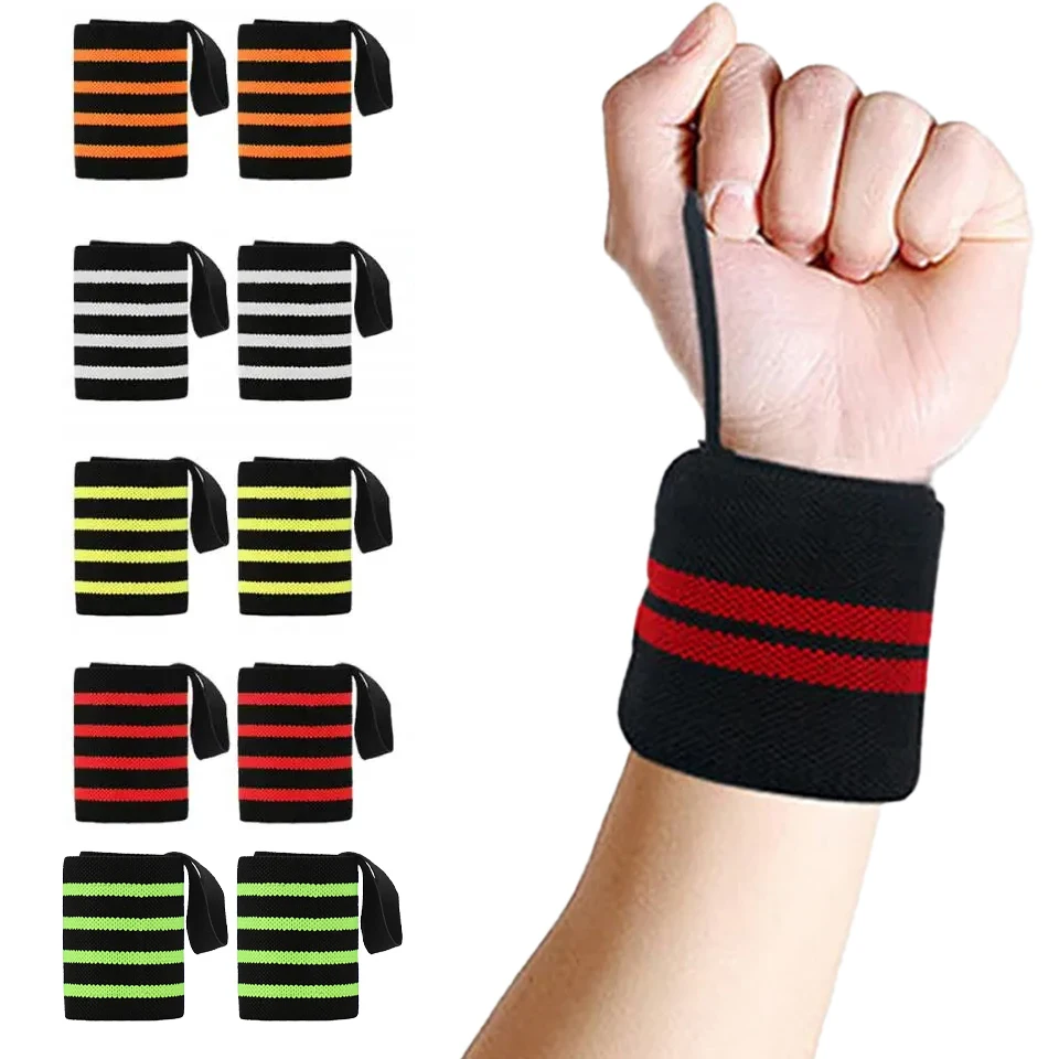 

1Pair Wristband Wrist Support Brace Straps Extra Strength Weight Lifting Wrist Wraps Bandage Fitness Gym Training Wrist Wrap