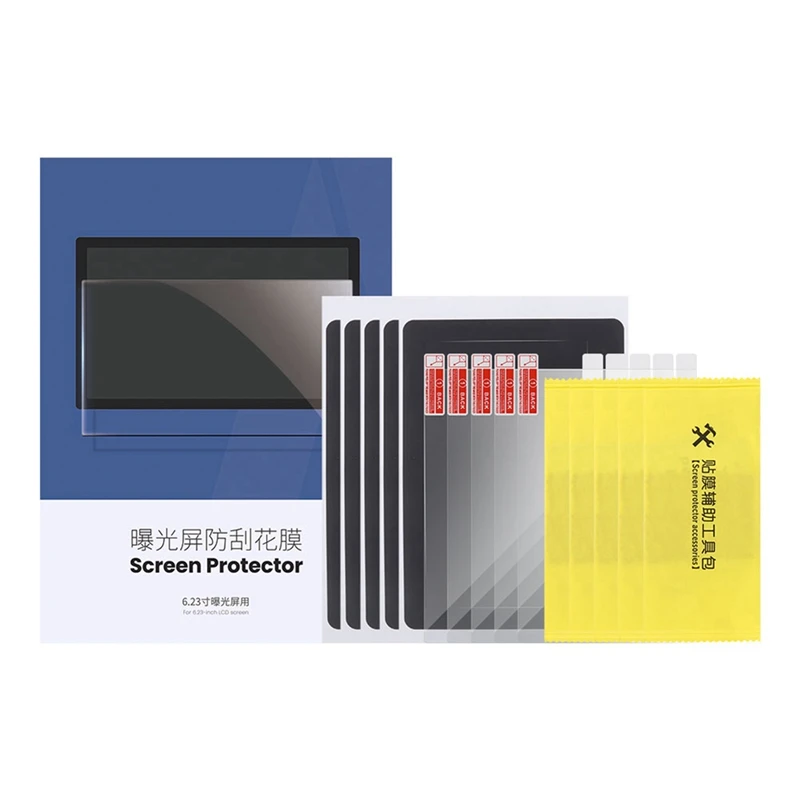 5Pcs/Set 3D Printer Parts 6.23 Inch Screen Protector Replacement For Photon Mono 4K
5Pcs/Set 3D Printer Parts 6.23 Inch Screen Protector Replacement For Photon Mono 4K