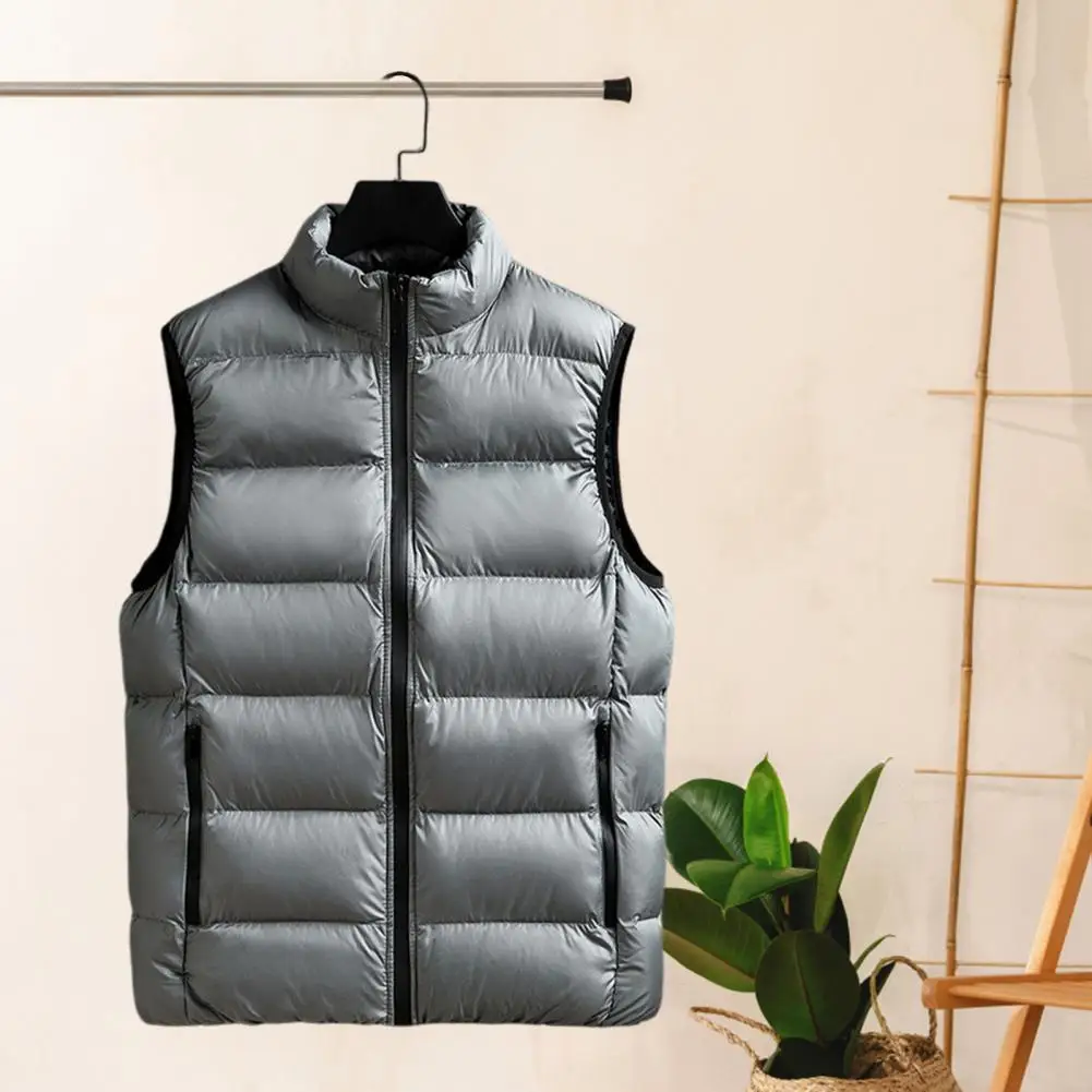 Men Padded Waistcoat Thickened Padded Men's Winter Vest Warm Cold Resistant Plus Size Stand Collar Coat with Zipper Closure Men
Men Padded Waistcoat Thickened Padded Men's Winter Vest Warm Cold Resistant Plus Size Stand Collar Coat with Zipper Closure Men