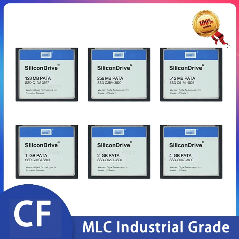 

WD CF Card 128MB 256MB 512MB Compact Flash Card 1GB 2GB 4GB 8GB 16GB WD Memory Card For Industrial equipment