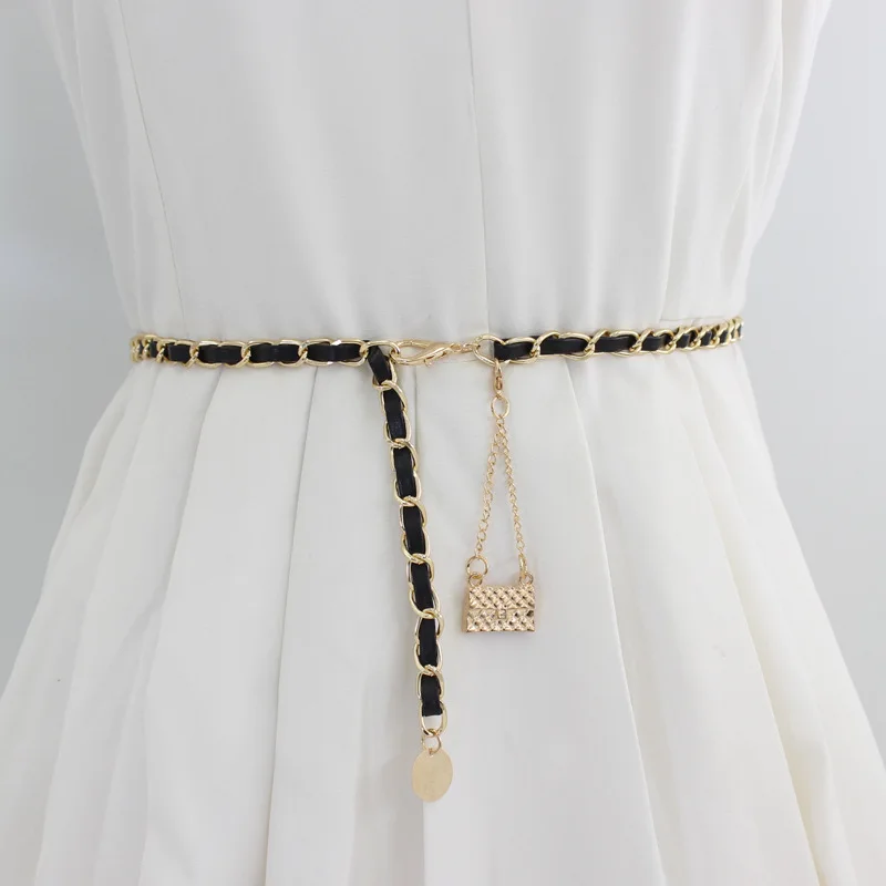 Punk Alloy Waist Belt Dress Decoration Waistbands Long Tassel Adjustable Hook Metal PU Chain Buckle Waistbands Accessory
Punk Alloy Waist Belt Dress Decoration Waistbands Long Tassel Adjustable Hook Metal PU Chain Buckle Waistbands Accessory