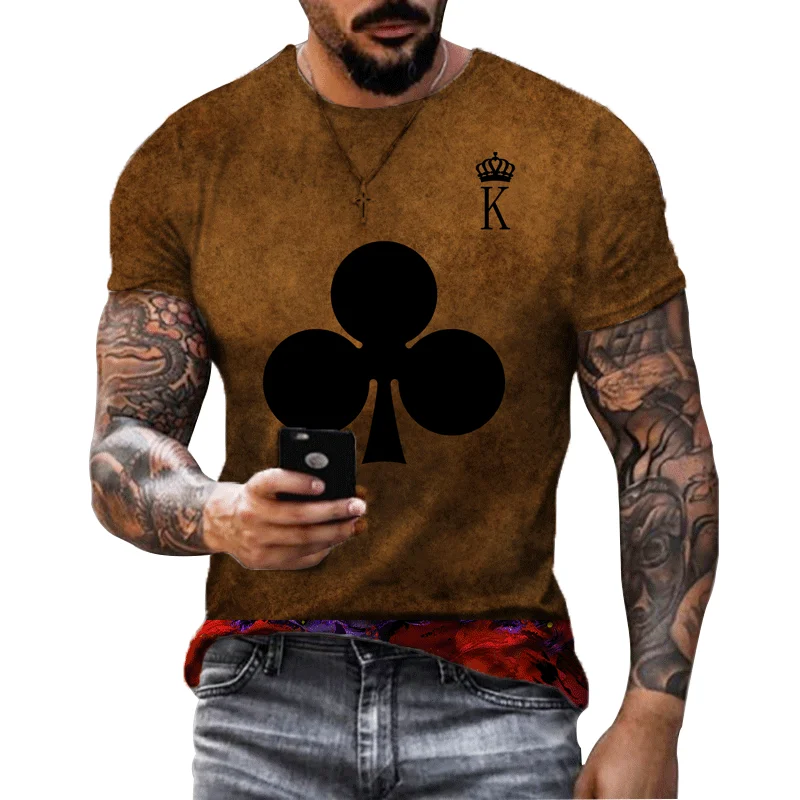 Hip Hop Oversized Printed Men's T-shirt Poker Plum Blossom Short Sleeve Retro O-Neck T shirts Casual Summer StreetWear male tees
Hip Hop Oversized Printed Men's T-shirt Poker Plum Blossom Short Sleeve Retro O-Neck T shirts Casual Summer StreetWear male tees