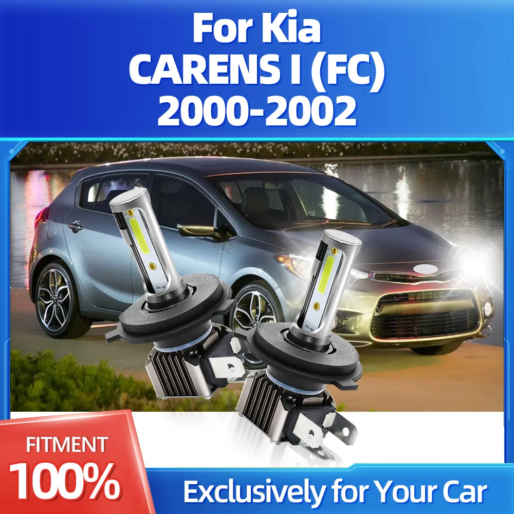 2Pcs High Power 6000K LED Headlight Bulbs H4 Auto Lamp Car Lights With Two-sided DOB Chip For Kia CARENS I (FC) 2000 2001 2002
2Pcs High Power 6000K LED Headlight Bulbs H4 Auto Lamp Car Lights With Two-sided DOB Chip For Kia CARENS I (FC) 2000 2001 2002