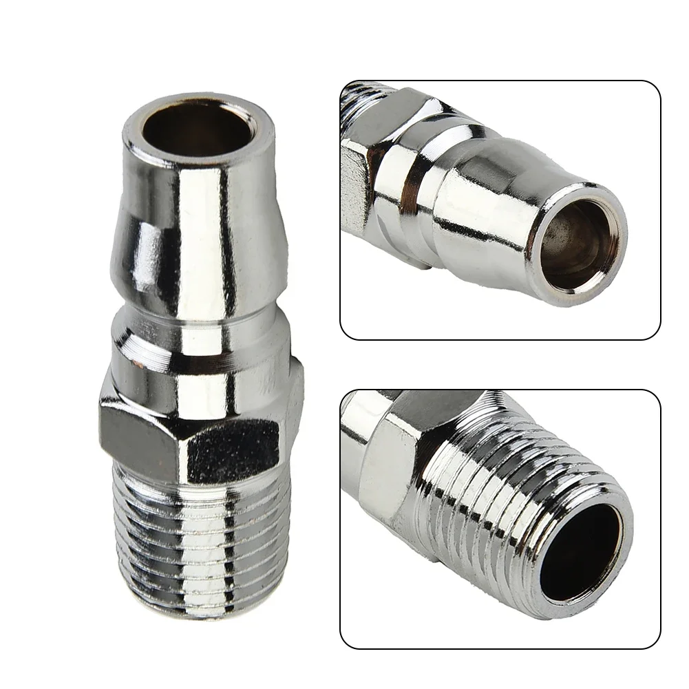 High Quality Practical Thread Adapter NITTO Male With 1/4inch BSP Male W:15 H:15 L:50 1pc Coupling Male Coupler Silver
High Quality Practical Thread Adapter NITTO Male With 1/4inch BSP Male W:15 H:15 L:50 1pc Coupling Male Coupler Silver