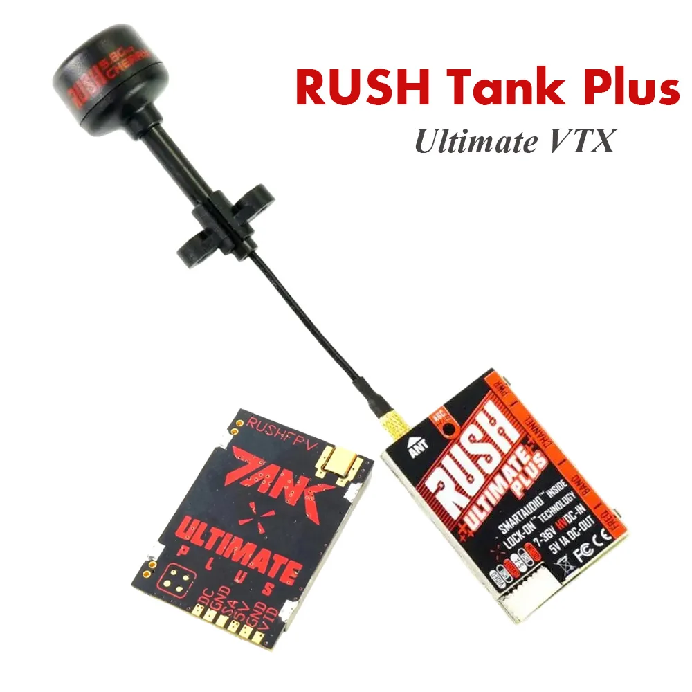 Видеопередатчик RUSH TANK Ultimate PLUS VTX 5,8 ГГц 48CH 2-8s 800 МВт с умным аудио AGC MIC FPV
Видеопередатчик RUSH TANK Ultimate PLUS VTX 5,8 ГГц 48CH 2-8s 800 МВт с умным аудио AGC MIC FPV
