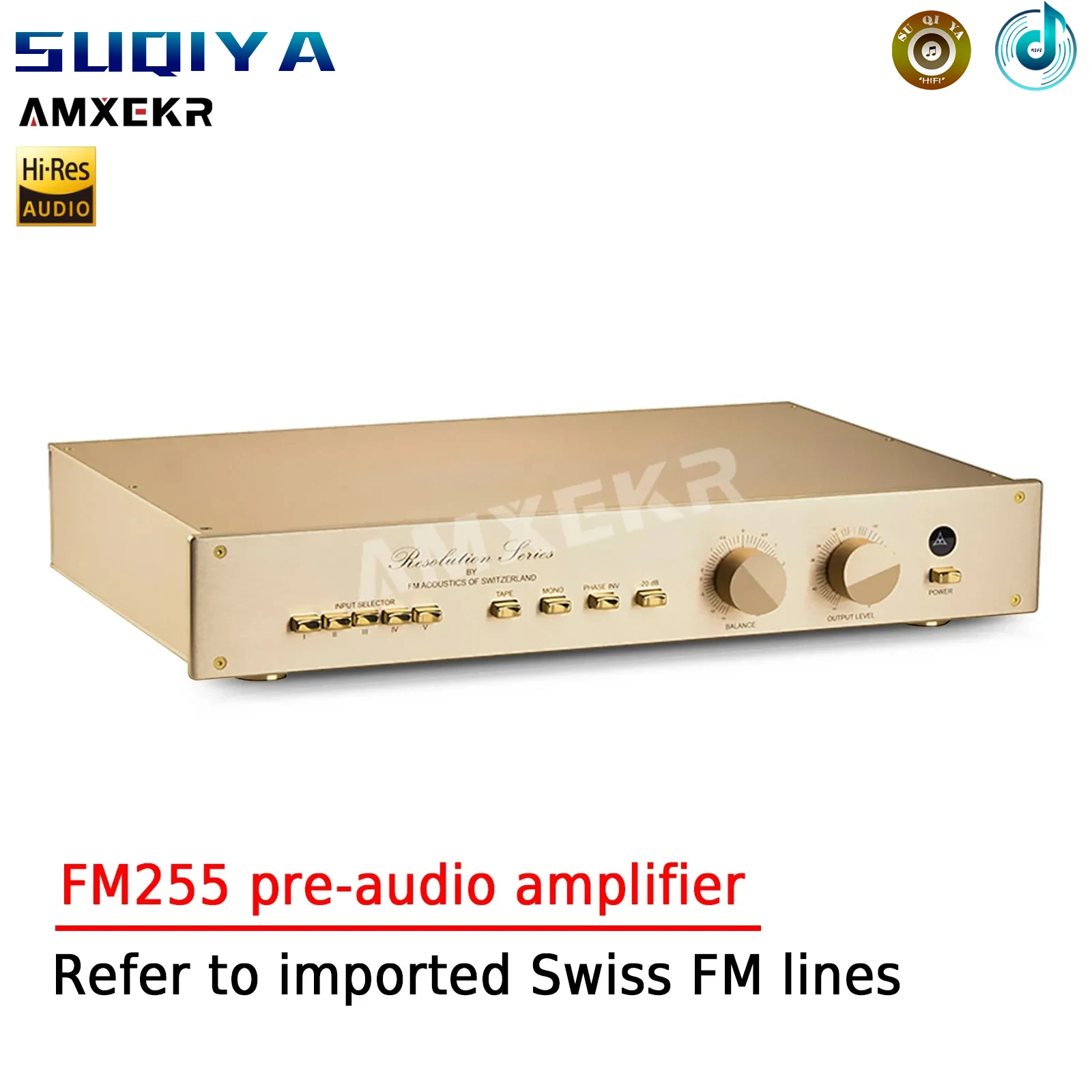 

AMXEKR FM255 Reference Imported Swiss FM Line Classic Fever Pre-stage Home Preaudio Amplifier