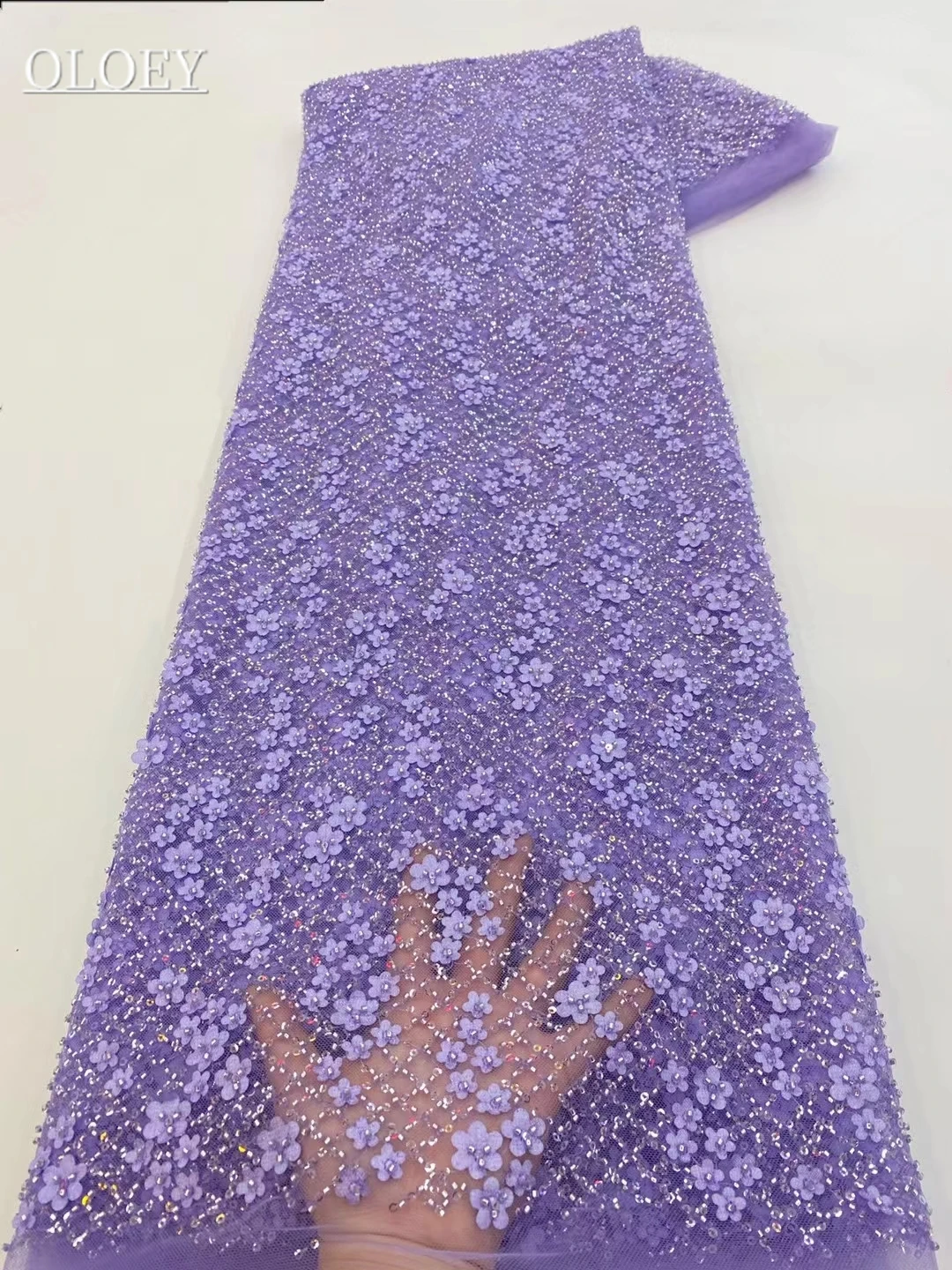 High-End Luxury French Embroidery Heavy Groom Lace Fabric African Nigerian With Sequin Fabric For Wedding Dress Party
High-End Luxury French Embroidery Heavy Groom Lace Fabric African Nigerian With Sequin Fabric For Wedding Dress Party