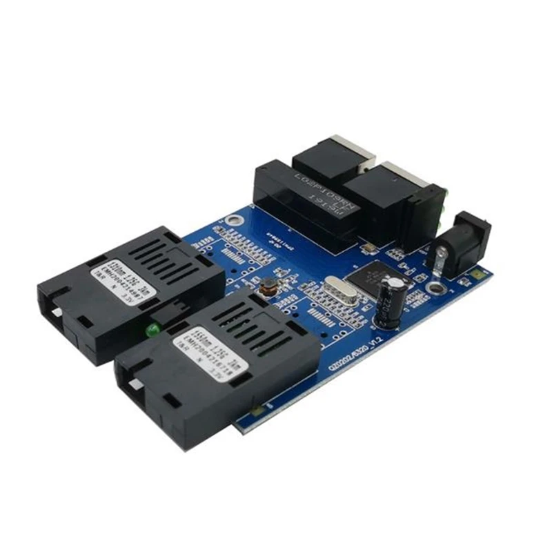 Ethernet-Волоконный коммутатор Gigabit, 2 RJ45 UTP 2 SC волоконный гигабитный волоконно-оптический конвертер 2SC 2RJ45 Ethernet 10/100/1000M PCB
Ethernet-Волоконный коммутатор Gigabit, 2 RJ45 UTP 2 SC волоконный гигабитный волоконно-оптический конвертер 2SC 2RJ45 Ethernet 10/100/1000M PCB