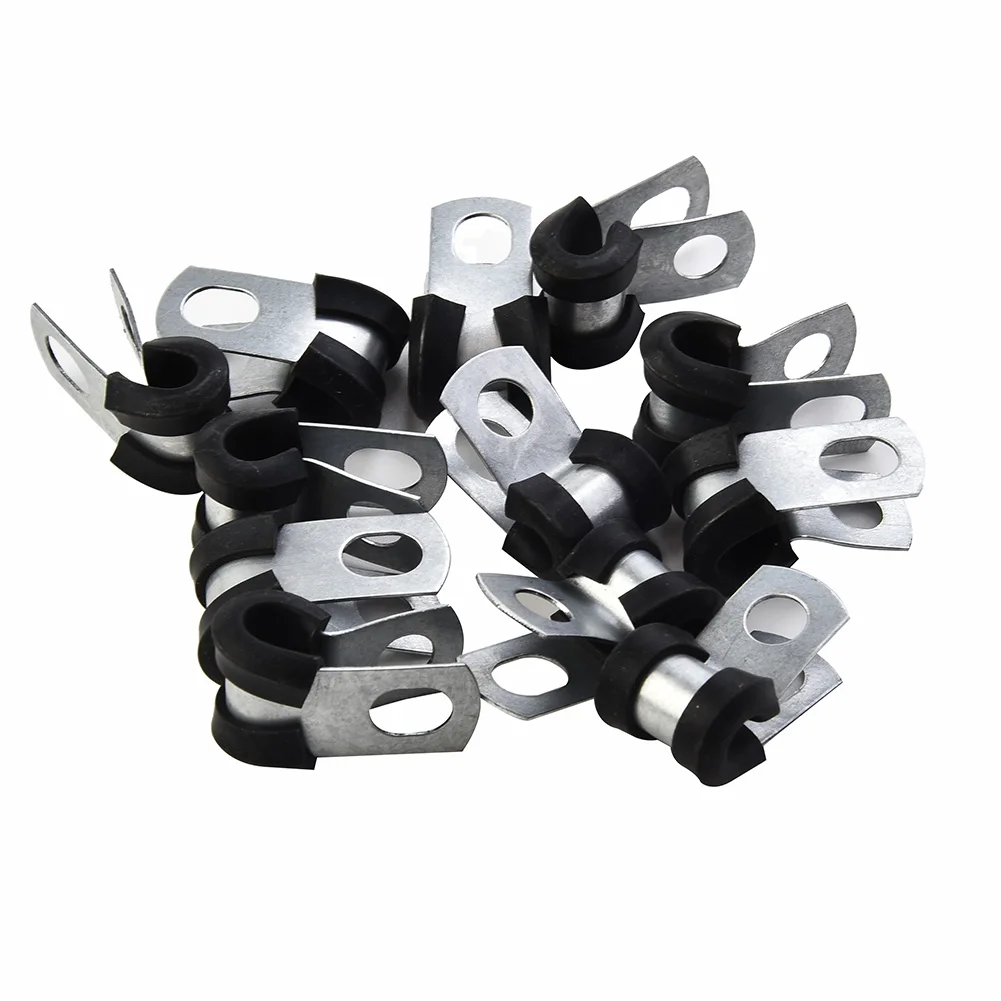 12x Brake Pipe Clips Rubber Lined P Clips 3/16\" (4.7mm) Lines Pack Of 12 Replacement Car Accessories
12x Brake Pipe Clips Rubber Lined P Clips 3/16\" (4.7mm) Lines Pack Of 12 Replacement Car Accessories